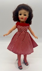 lot 211 image: Vintage Little Miss Revlon Doll - Red Gingham Dress