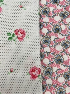 lot 241 image: Vintage Flour Sacks - Pretty Pinks
