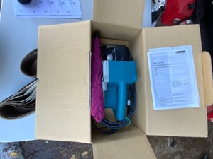 lot 5 image: Makita Belt Sander Model #9920 with Sanding Belts