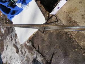 lot 43 image: 4 Piece Lot of rebar