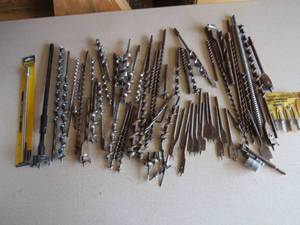 lot 52 image: Lot of a Wide Variety of Drill Bits and Spade Bits