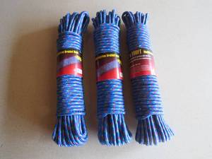 lot 69 image: 3 Piece Lot of Polypropylene Rope 38 x 100