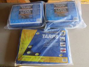 lot 75 image: 3 Pack Lot of New Tarps