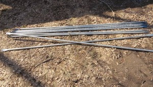 lot 38 image: 4 Piece Lot of Scaffolding Braces