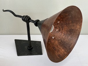lot 36 image: Artisan Designed Metal Wall Sconce