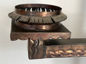 lot 33 image: Vintage Metal Candelabra from San Miguel, Mexico