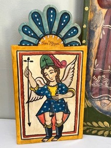 lot 32 image: Retablos from San Miguel, Mexico
