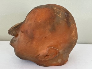 lot 35 image: One of a Kind Artisan Face Bust