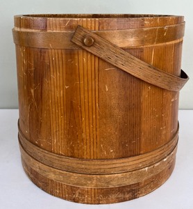 lot 92 image: Vintage Bentwood Bucket with Handle
