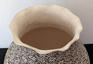 lot 41 image: Pueblo Fine Line Pottery by N. Lucero