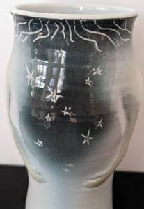 lot 49 image: Figural Nels Linde Ceramic Vase
