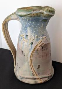lot 58 image: Two Artisan Pottery Pitchers