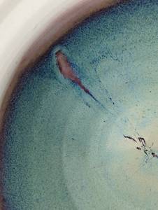 lot 66 image: Colorful Pottery Bowl by Kevin Caulfield