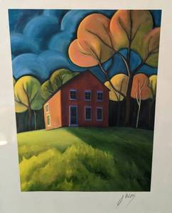 lot 68 image: Small Framed Print by Jane Weis