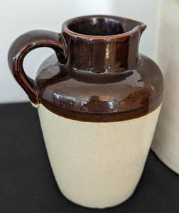lot 76 image: Vintage Stoneware Jug and Pitchers