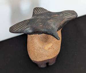 lot 78 image: Small Stoneware Inuit Figurine