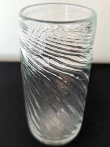 lot 109 image: Twisted Art Glass Vase by Andrew Shea