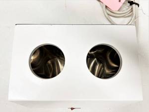 lot 14 image: MSRP $300&nbspIdeal 2 Bottle Warmer model GW108 For Milk - Lotion - Gel - Oil Etc - Adjustable Temperature Control Temperature range 90°F to 122°F - Works Great
