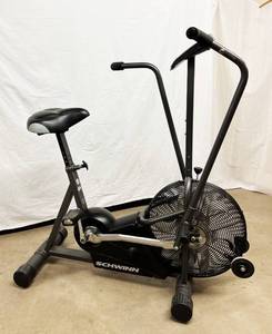 lot 19 image: MSRP $1200&nbspSchwinn Airdyne Evo Comp Exercise Bike - Excellent Condition (no water bottle attachment included)