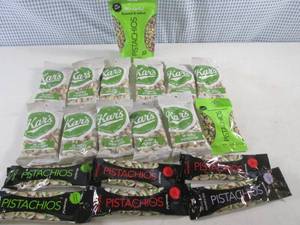 lot 205 image: (B-1) 19 Assorted Bags Pistachios P...