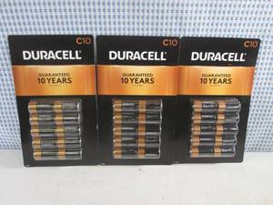 lot 270 image: (CSB) 3 - 10-Packs Duracell C Batte...
