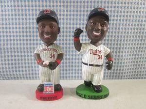 lot 314 image: (BS) 2 Kirby Puckett Bobble Heads 7...
