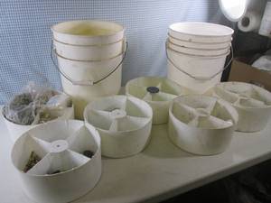 lot 328 image: (D-4) 2 Buckets with Organizers of ...