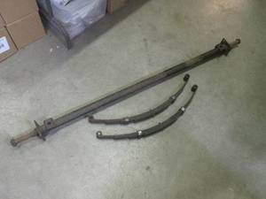 lot 335 image: (BSB) Trailer Axle and Leaf Springs...