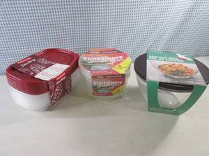 lot 10 image: (F-1) Kitchen Storage Containers an...