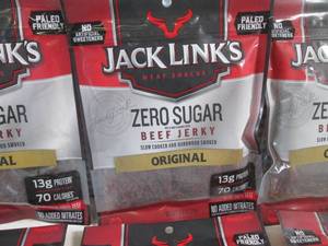 lot 11 image: (B-2) 6 Bags Jack Links Zero Sugar ...