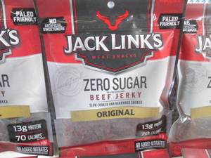 lot 12 image: (B-2) 6 Bags Jack Links Zero Sugar ...