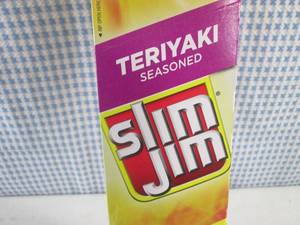 lot 38 image: (B-1) Box of 24 Slim Jim Teriyaki S...