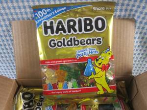 lot 42 image: (C-3) 12 Bags Haribo Goldbears Gumm...