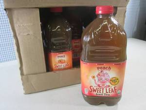 lot 49 image: (B-3) Case of 8 Bottles Peach Sweet...