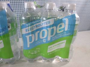lot 54 image: (C-1) 2 - 6-Packs Propel Kiwi Straw...