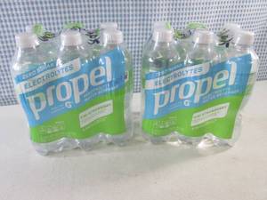 lot 55 image: (C-1) 2 - 6-Packs Propel Kiwi Straw...