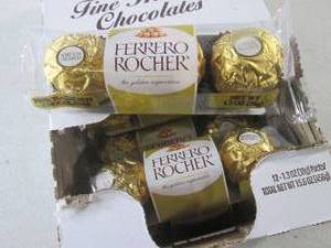 lot 73 image: (B-4) Box of 12 3pc Ferrero Rocher ...