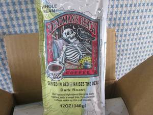 lot 101 image: (C-2) Box of 6 Bags Whole Bean Dead...
