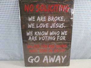 lot 122 image: (C-3) No Soliciting, Unless You Are...