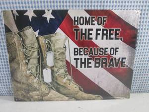lot 124 image: (G-1) Home Of The Free, Because Of...