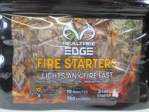 lot 126 image: (EC1) 4 RealTree Edge Fire Starters...