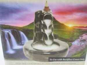 lot 127 image: (EC1) Waterfall Incense Cone Holder...