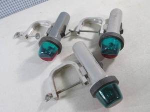 lot 148 image: (BSB) 3 Clamp-On Boat Lights...