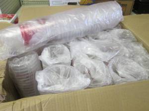 lot 157 image: (A-4) Case of 500 X-Large Plastic C...