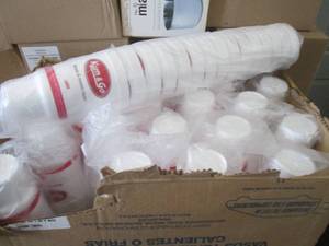 lot 159 image: (BR1) Case of 300 Large 40oz Hot or...