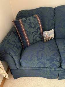 Blue Loveseat