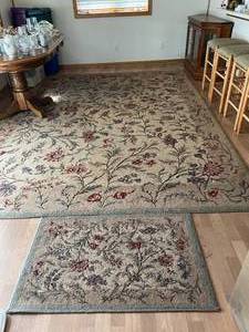 Large Area Rug with Matching Entry Rug