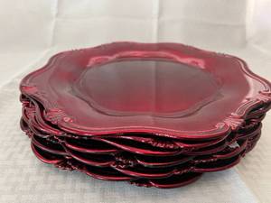 Red Plate Chargers