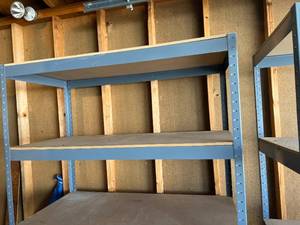 Metal and Wood Garage Shelf #2