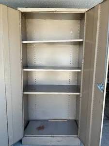 Brown Metal Cabinet